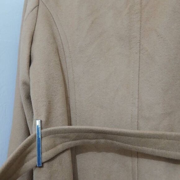 Michael kors womens small wool cashmere coat camel brown Cognac - Picture 5 of 9